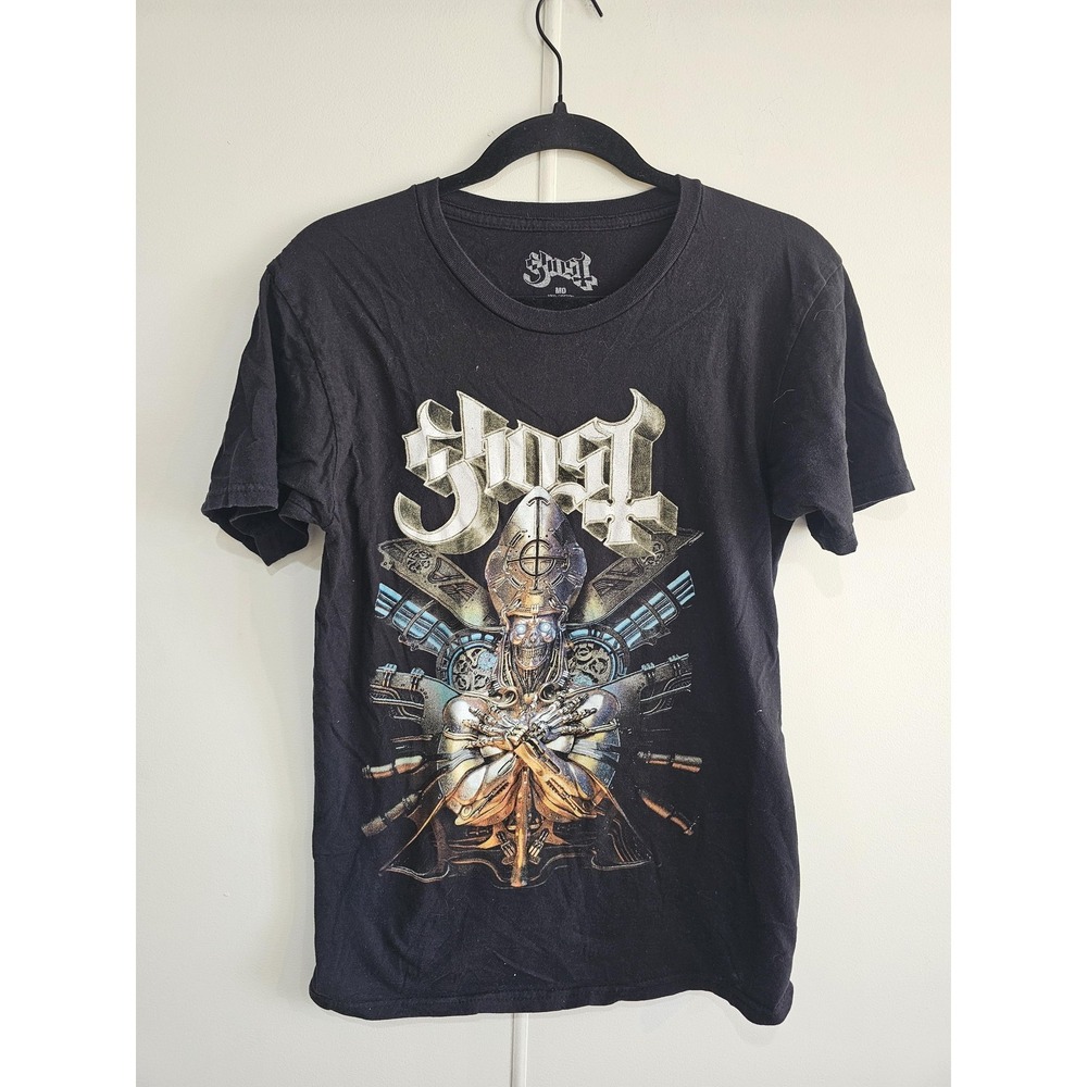Ghost Papa Emeritus Shirt Mens Medium Black Metal Band Graphic Tee T-Shirt
